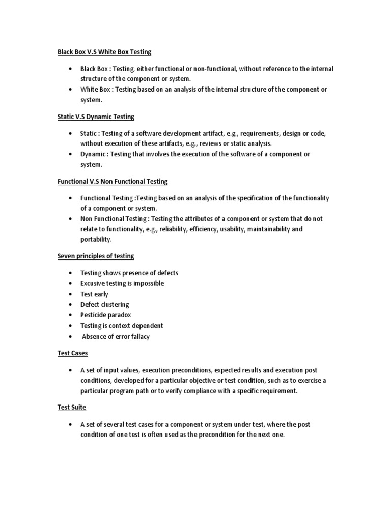 ISTQB Interview Questions PDF Software Testing Software Release