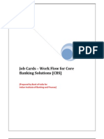 Job Cards - Work Flow For Core Banking Solutions (CBS)