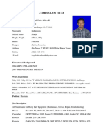 Curriculum Vitae: Personal Detail