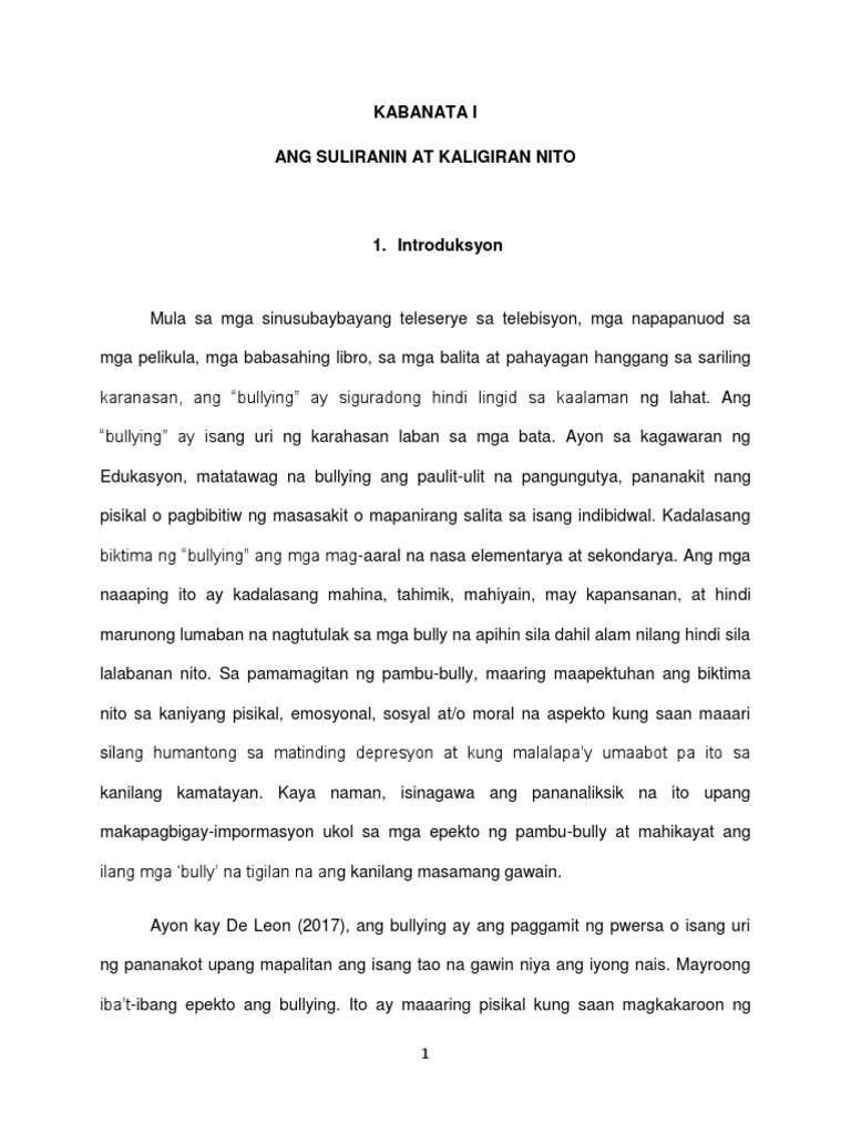 Featured image of post Halimbawa Epekto Ng Bullying Epekto ng liderato ng senado at mababang kapulungan sa mga polisiyang pambayan