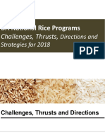 DA National Rice Programs: Challenges, Thrusts