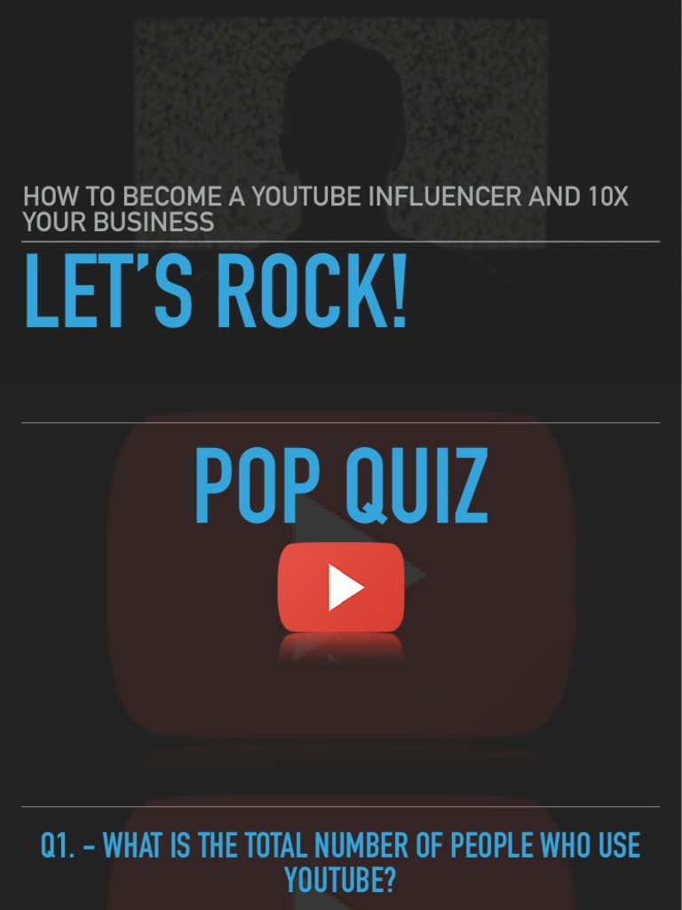 How To A Youtube Influencer PDF You Tube Search Engine