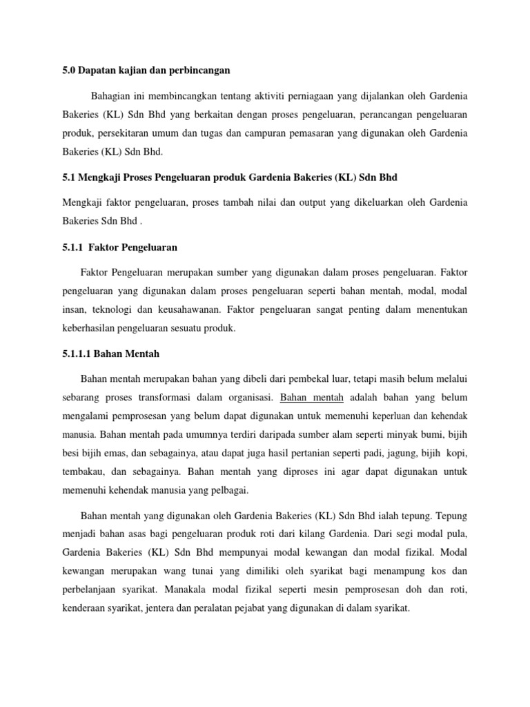 Objektif 1 Proses Pengeluaran Pdf