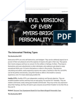 MBTI - Evil