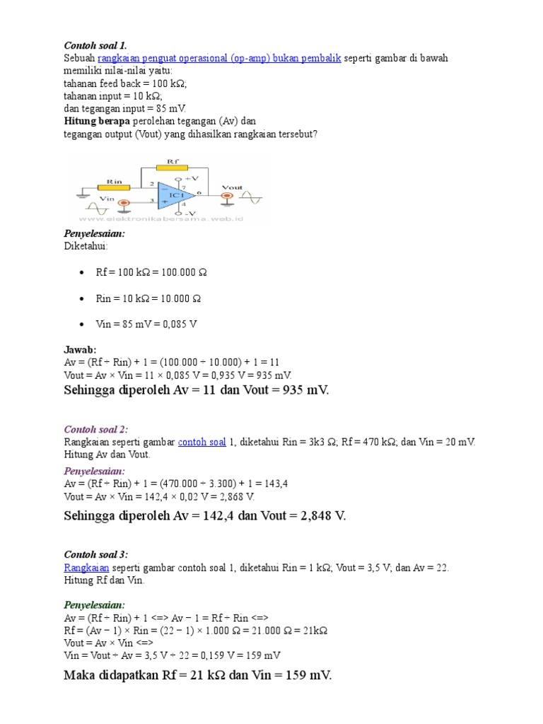 Contoh Soal 1 Opamp Docx