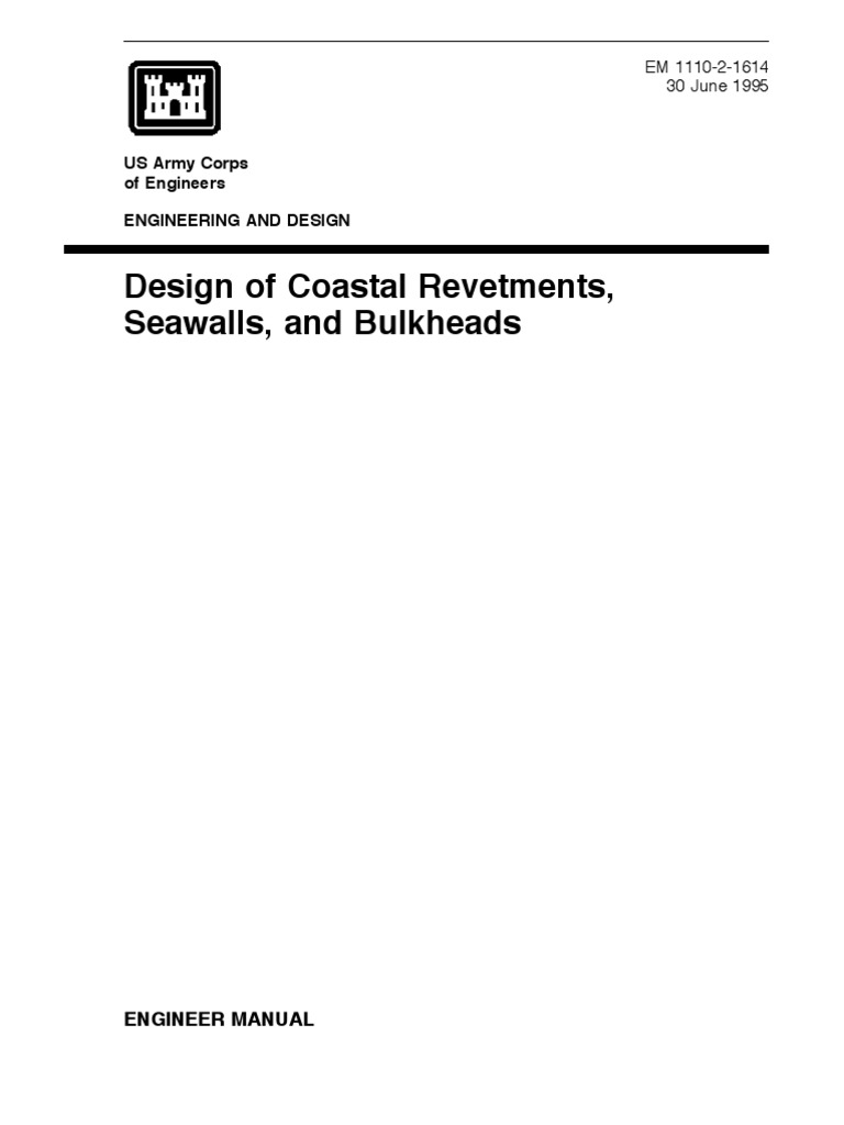 Coastal Revetments and Seawall Design | PDF | Storm Surge | Tide