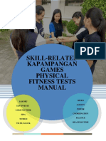 Skill-Related Kapampangan Games Physical Fitness Tests Manual