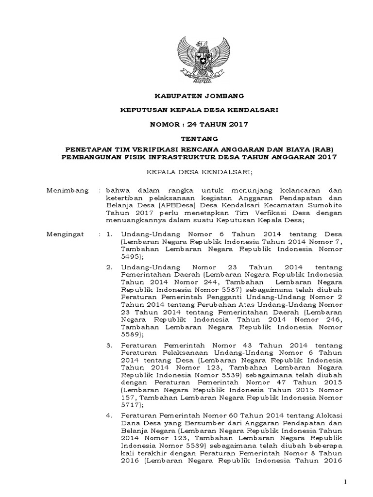 Sk Tim Verifikasi Rab