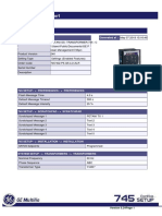 Example Setting SR745