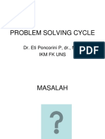 Problem Solving Cycle: Dr. Eti Poncorini P, DR., MPD Ikm FK Uns