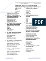 Yds - Tense-Modal-Passive Tekrar Testi: Eskişehir Dilsem Dil Kursu 0 222 221 41 02