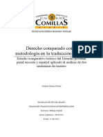 Derecho Comparado Como Metodología en La Traducción Jurídica