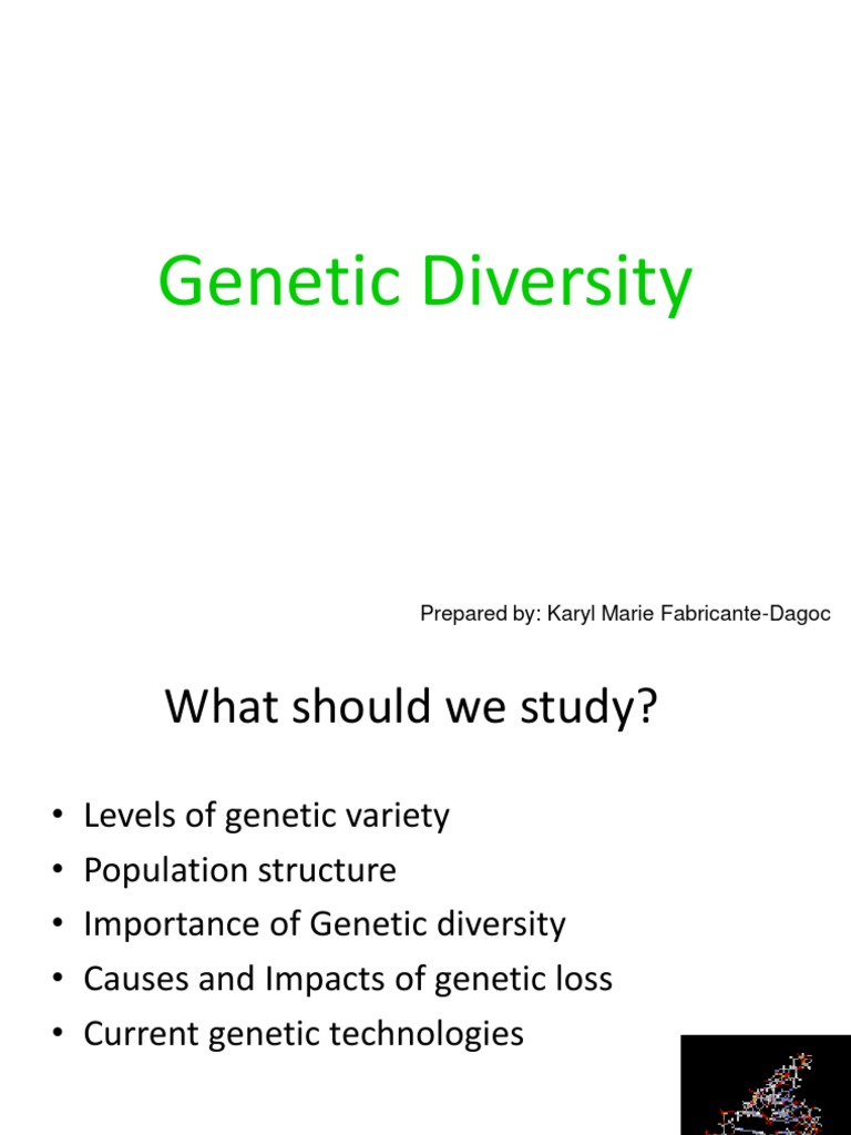 research paper on genetic diversity