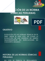 Evolución de La Normas Sísmicas Peruanas