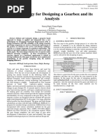 Methodology For Designing A Gearbox and Its Analysis IJERTV5IS010593