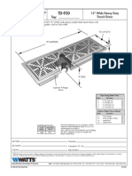 TD-920 Specification Sheet