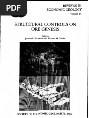 Structural Control On Ore Genesis Digitalizado Pdf Structural Geology Geology