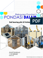 Pondasi Dalam End Bearing Friction Pile-Dikonversi