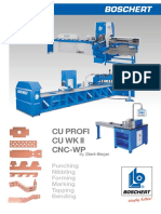 BOSCHERT PUNZONADORA DE BARRAS DE COBRE + STIERLI DOBLADORA+ METALIX CU Profi-CU WK II-Stierli Bieger