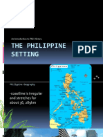 The Philippine Setting: An Introduction To Phil. History