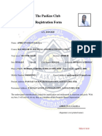 The Paskus Club Registration Form: Tesay1819