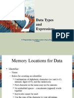 Data Types and Expressions: C# Programming: From Problem Analysis To Program Design