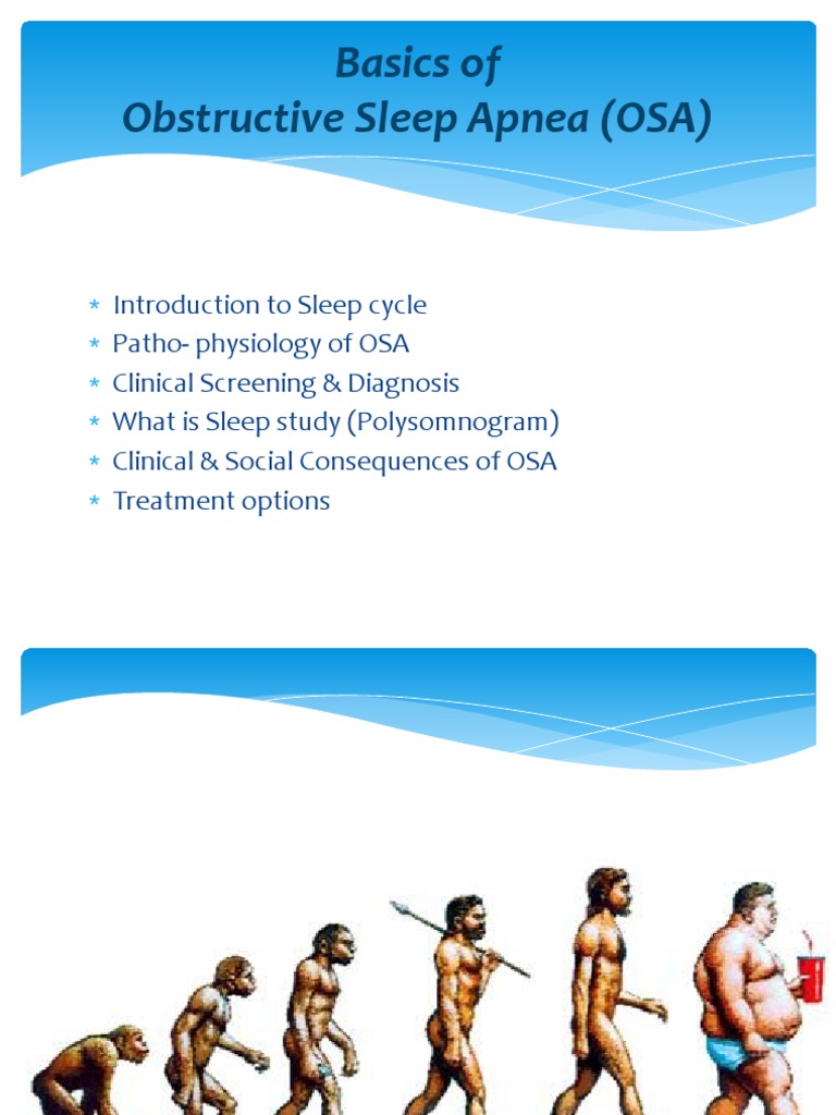 1 Basics of OSA 2015 | PDF | Sleep Apnea | Sleep Medicine