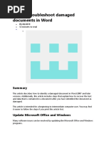 Remove Frames from Word Documents | PDF | Microsoft Access | Microsoft Word