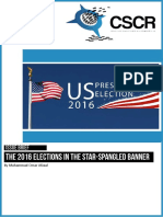 The 2016 Elections in The Star-Spangled Banner: Issue Brief