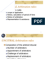 UNCITRAL Arbitration Rules