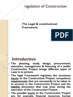 The Legal Regulation of Construction Projects