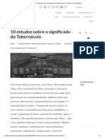 10 Estudos Sobre o Significado Do Tabernáculo PDF