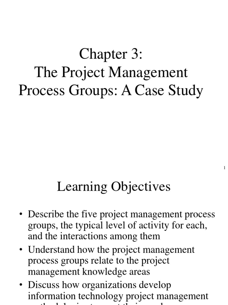 The Project Management Process Groups: A Case Study | PDF | Project ...