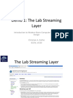 Demo 1 The Lab Streaming Layer