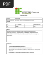 Estrutura e Funcionamento da Educação Básica