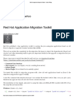 Red Hat Application Migration Toolkit - Jaehoo Weblog