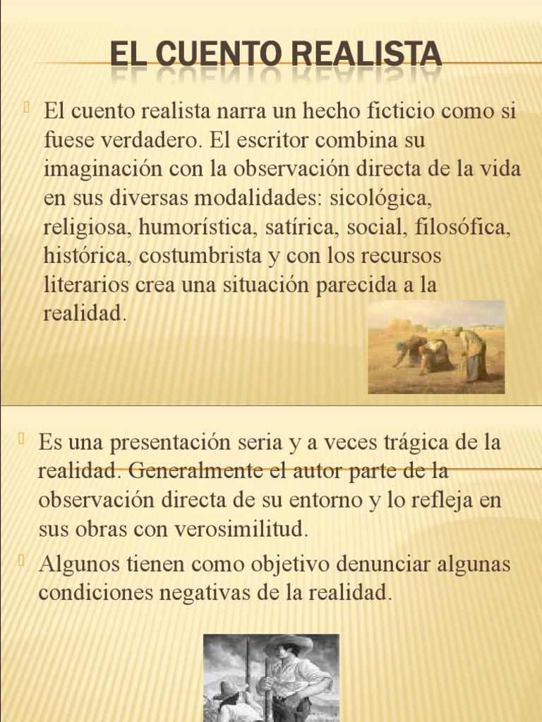 El Cuento Realista | PDF