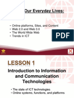 L1 Introduction to Information and Communication Technology