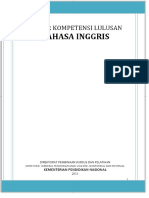 Standar Kompetensi Lulusan Bahasa Inggris PDF