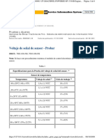 Voltaje de Señal de Sensor - Probar