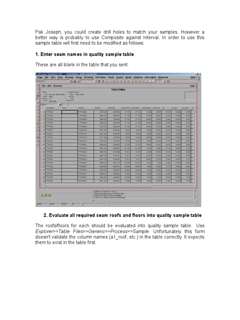 Optimizing Quality Sample Tables for Composites | PDF