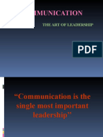 Communication: The Art of Leadership
