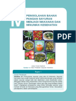 BAB 4 Pengolahan Bahan Pangan Sayuran Menjadi Makanan Dan Minuman Kesehatan PDF