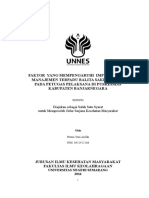 Faktor Yang Mempengaruhi Implementasi Manajemen Terpadu Balita Sakit (MTBS) Pada Petugas Pelaksana Di Puskesmas Kabupaten Banjarnegara