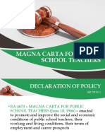 Magna Carta For Public School Teachers