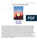 Baixe A Força do Poder da Fé pdf