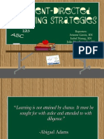 Student Directed Learning Strategies