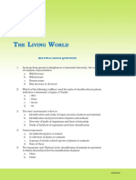 The Living World Chapter 1 Multiple Choice Questions