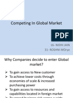Competing in Global Market