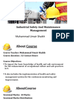 Industrial Safety and Maintenance Management: Muhammad Umair Shaikh